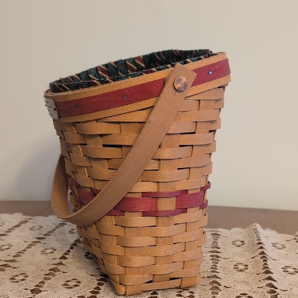 Longaberger 1998 Christmas Collectors Glad Tidings Basket - Picture 2 of 8